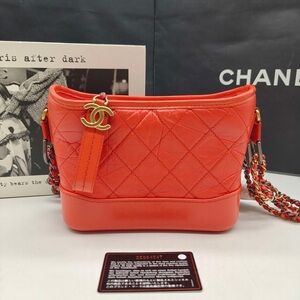 Chanel Orange Red Gabrielle small Women's Bag